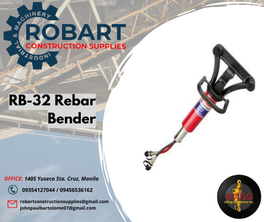 RB32 Rebar Bender, Commercial & Industrial, Construction Tools