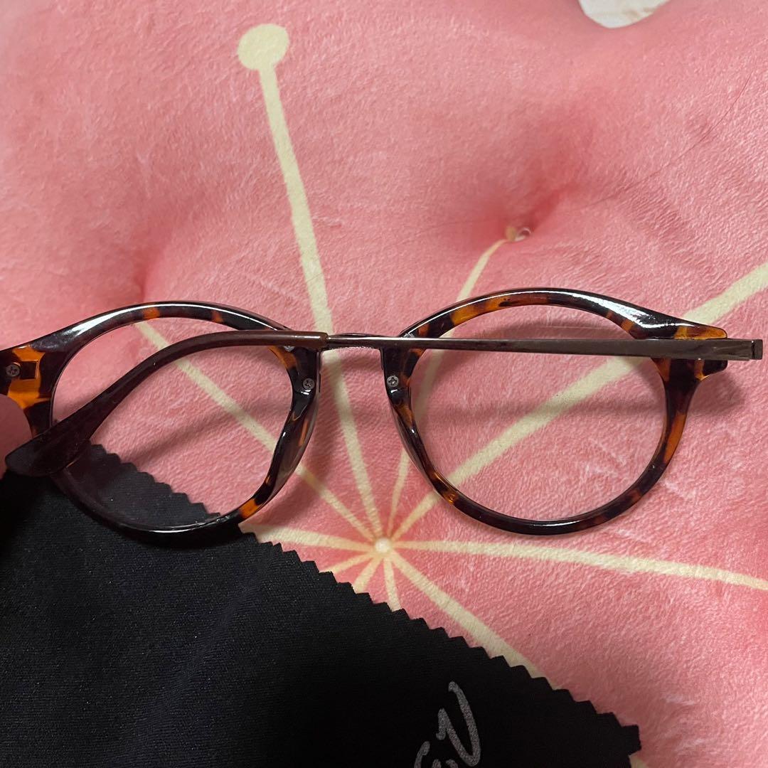 Replaceable lens eyewear eyeglasses leopard round, Women's Fashion ...