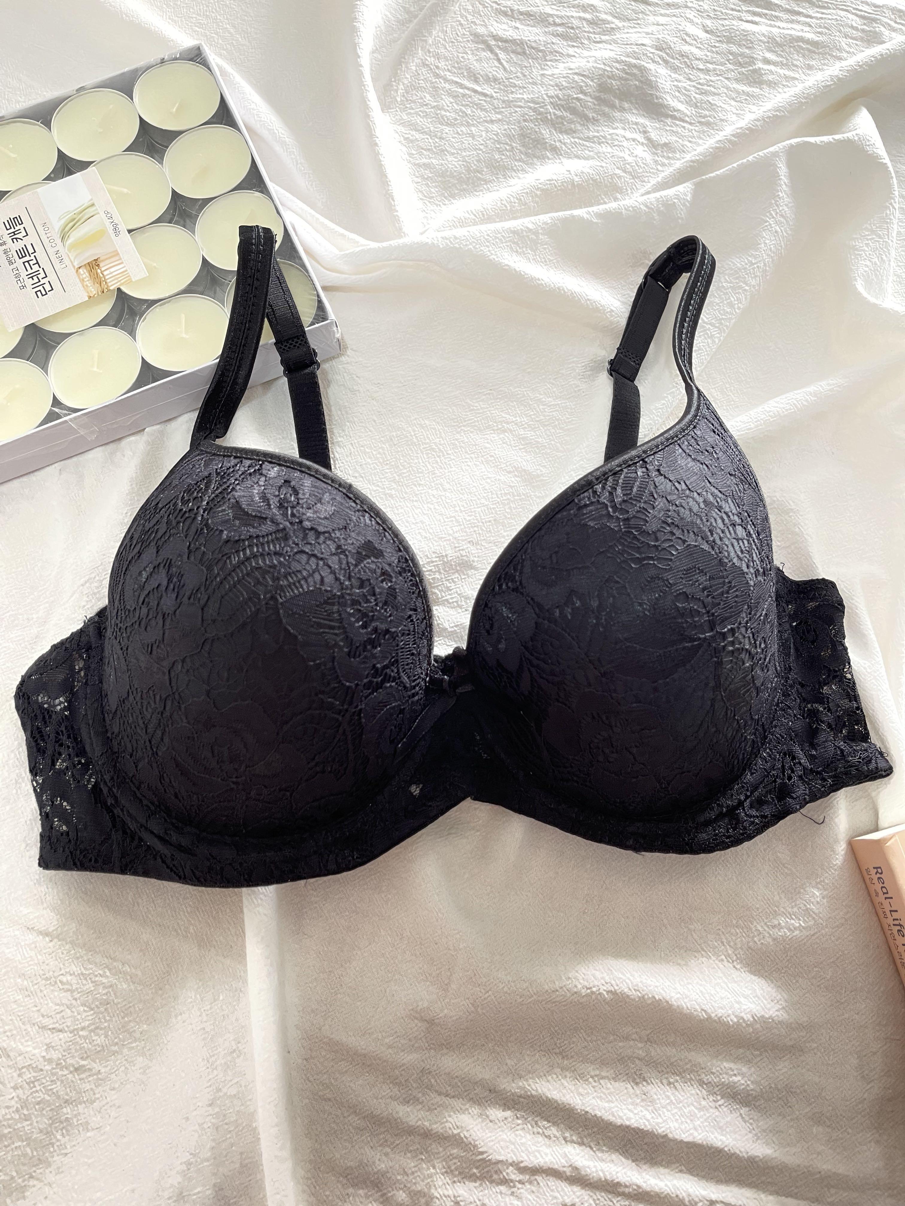 ROSAJUNIO Lace Wired Bra 36D/38D/40D/44D, Women's Fashion, New  Undergarments & Loungewear on Carousell