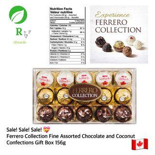Sale! Sale! Sale! Ferrero Collection Fine Assorted Chocolate & Coconut Confections Gift Box 156g 🇨🇦