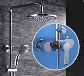 Shower with 3 set Faucet