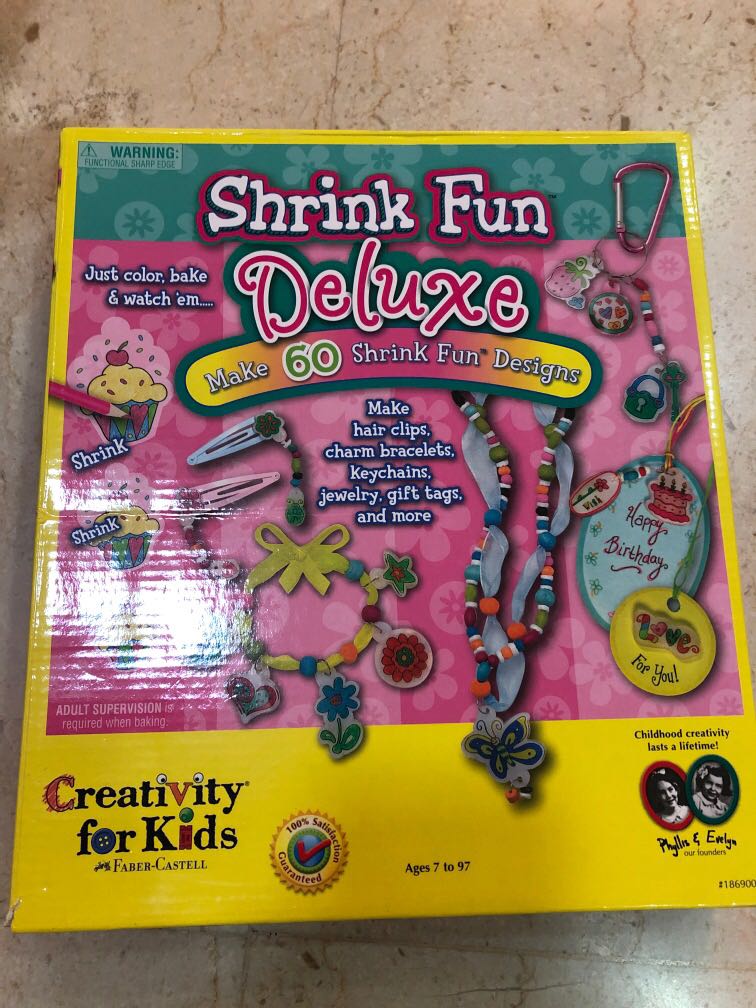Shrink Fun deluxe make 60 shrink fun design, Hobbies & Toys, Toys & Games on Carousell