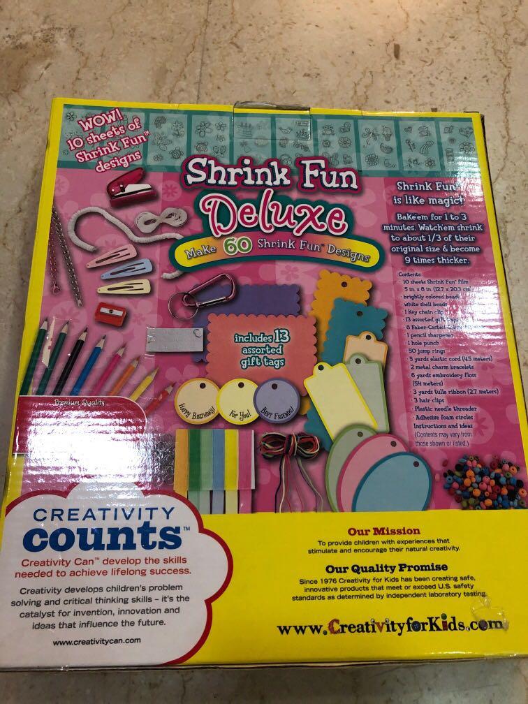 Shrink Fun deluxe make 60 shrink fun design, Hobbies & Toys, Toys & Games on Carousell
