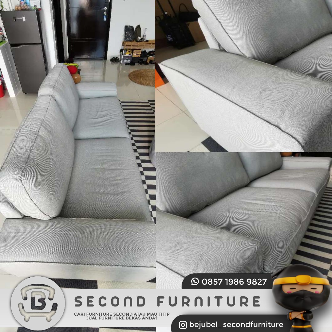 SOFA SECOND IKEA KIVIK, FIX PRICE YA, Perabotan Rumah di Carousell