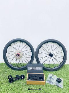 Suncord Taiwan 2022 Carbon wheelset 7speed  external Package for Brompton!!