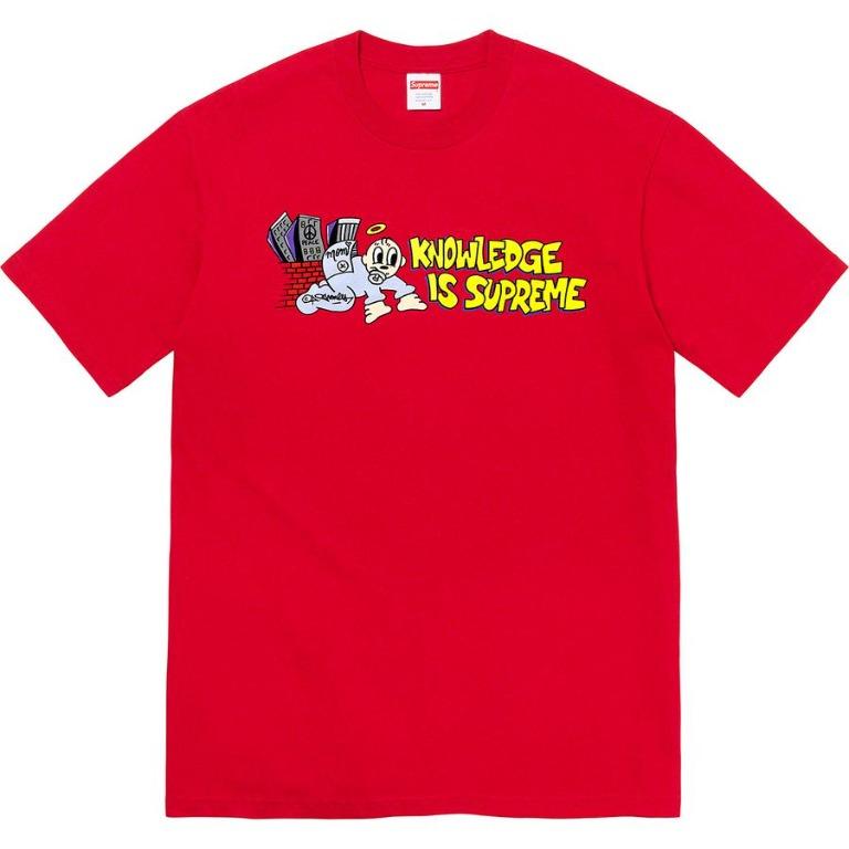 Supreme Knowledge Tee, Men's Fashion, Tops & Sets, Tshirts & Polo Supreme Knowledge Tee, Men's Fashion, Tops & Sets, Tshirts & Polo