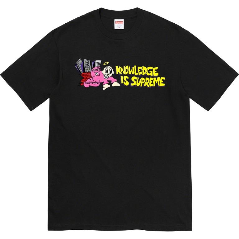 2021高い素材 Supreme Knowledge TeeシュプリームTシャツ Tシャツ・カットソー Supreme Knowledge Tee, Men's Fashion, Tops & Sets, Tshirts & Polo