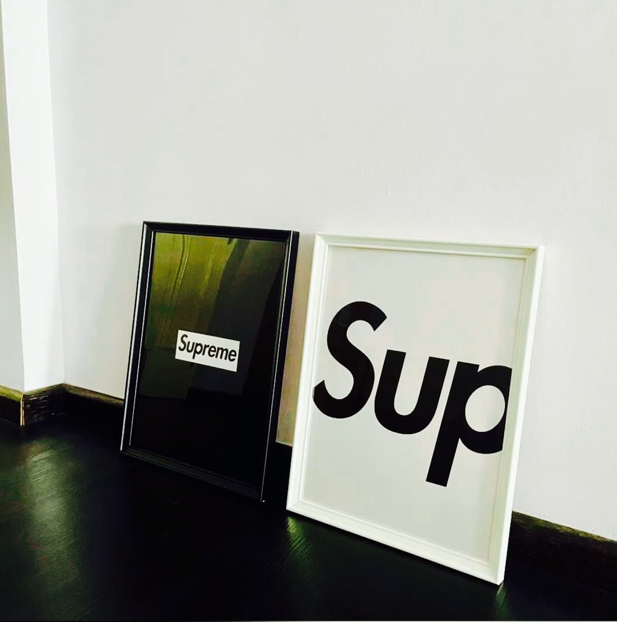 Supreme shop wall art