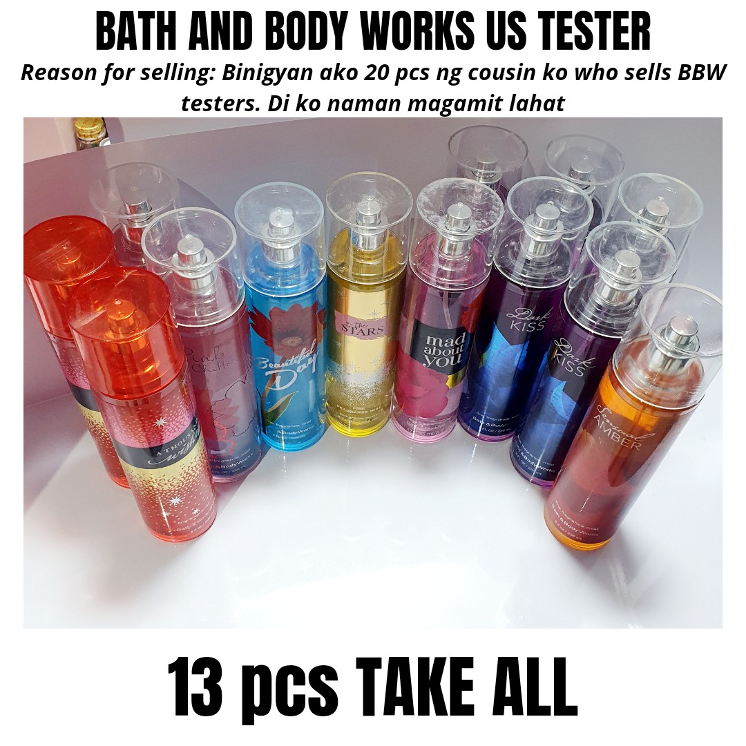 TAKE ALL BATH AND BODY WORKS TESTERS, Beauty & Personal Care, Fragrance & Deodorants on Carousell