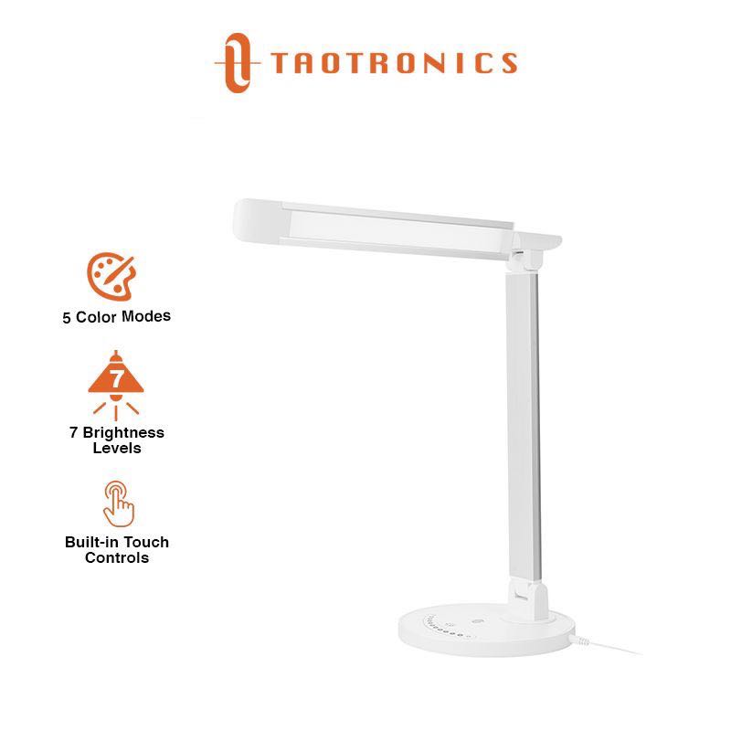 TaoTronics TTDL13 LED Desk Lamp, Eyecaring Table Lamps, Dimmable