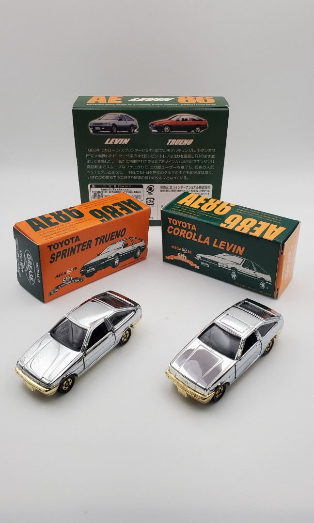 ミニカー MEGAWEB 5th Anniversary Levin Trueno tomica_limited_edition_megaweb