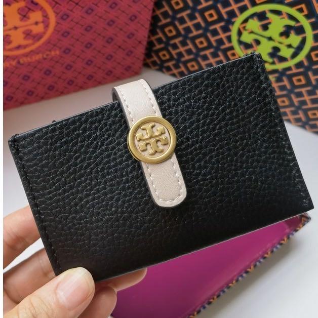 Tory Burch Walker Accordion Card Case, Fesyen Wanita, Tas & Dompet di Carousell