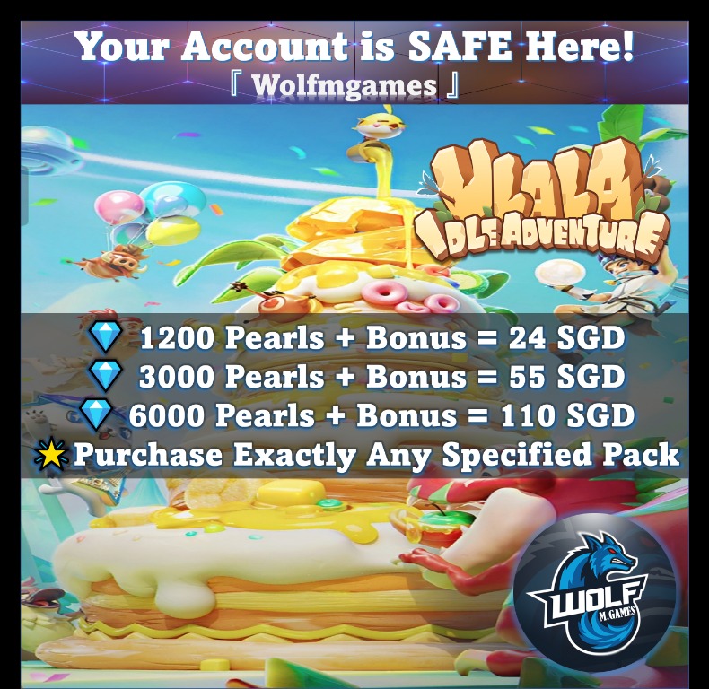 Ulala Idle Adventure Top Up [LEGAL], Video Gaming, Gaming Accessories