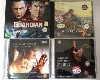 VCD ori lot Kevin Costner dll 4pcs