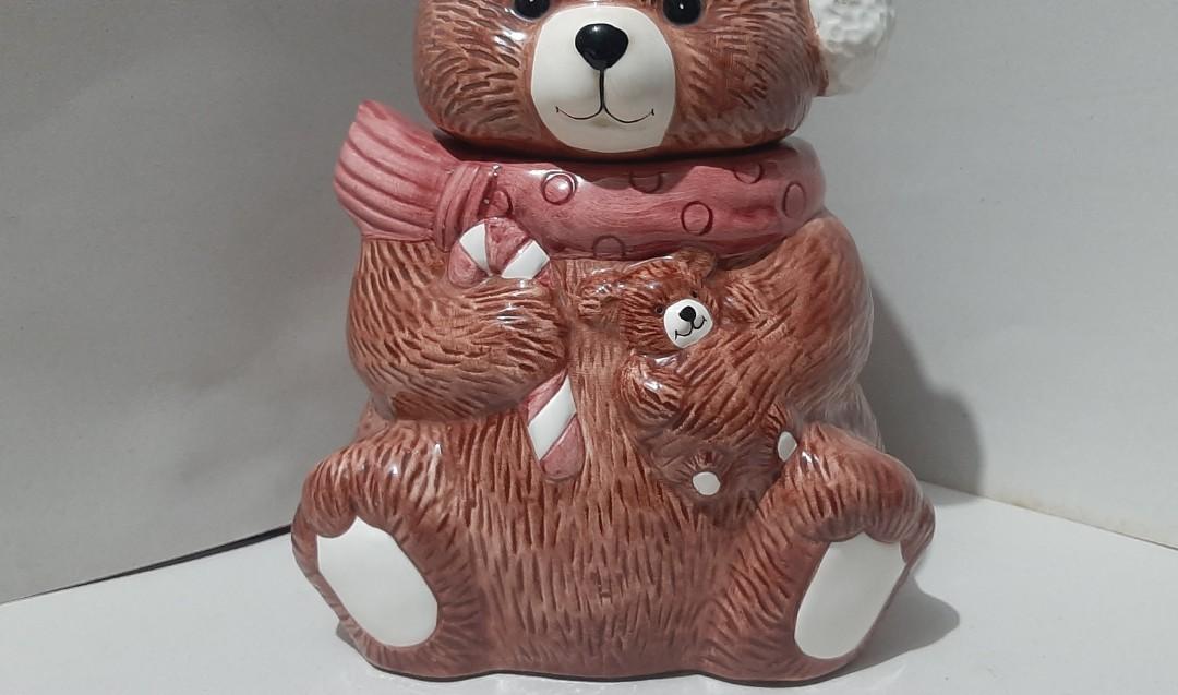 SALE Vintage Collectible 1992 Benchmark Christmas Holiday Teddy