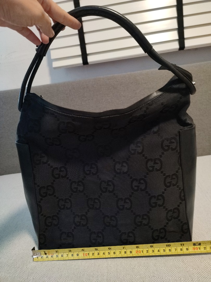 All black gucci handbag top
