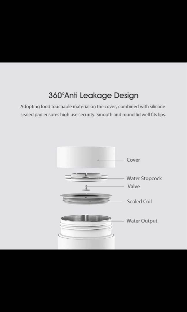 Viomi portable thermal kettle 400ml, TV & Home Appliances, Other Home ...