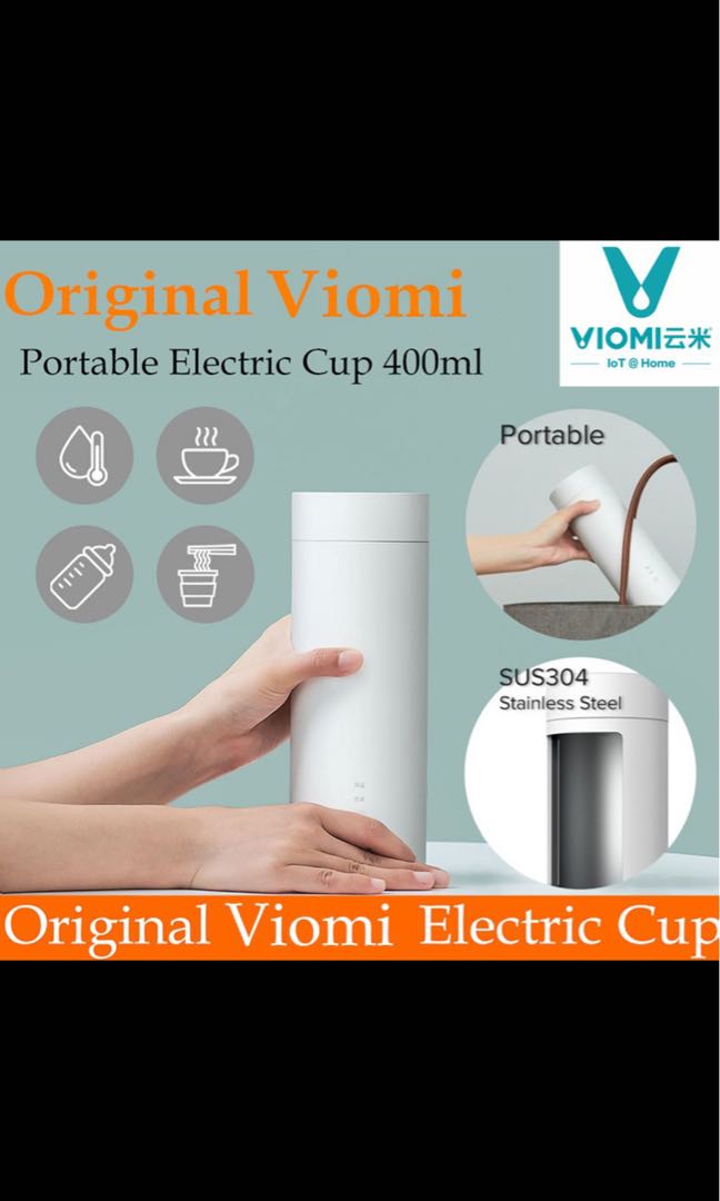 Viomi portable thermal kettle 400ml, TV & Home Appliances, Other Home ...