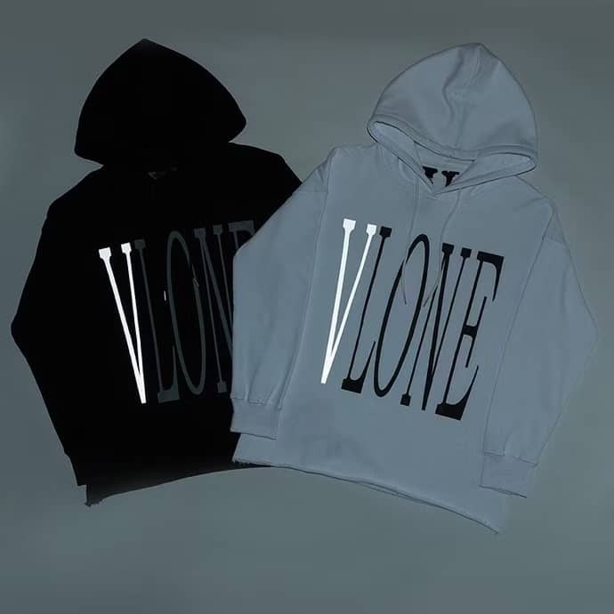 Reflective vlone 2025 hoodie