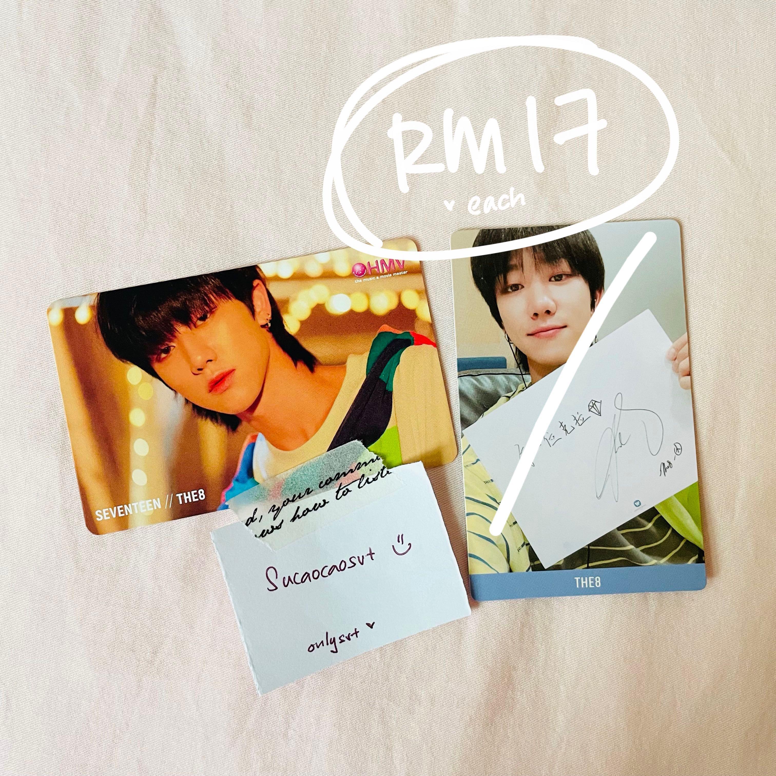 WTS】THE8 MINGHAO YMMD HMV TAIWAN PC SEVENTEEN, Hobbies & Toys