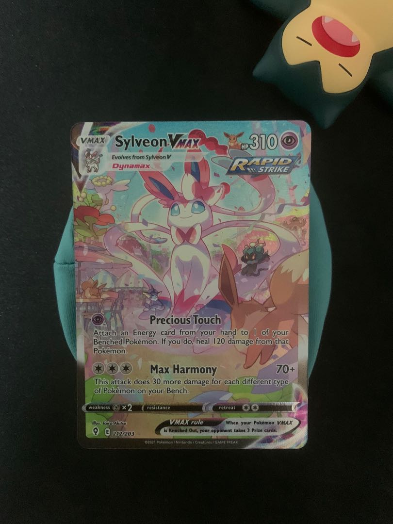 Sylveon Vmax Alternate Art Aa Pokemon Cards Pack Tcg Evolving Skies