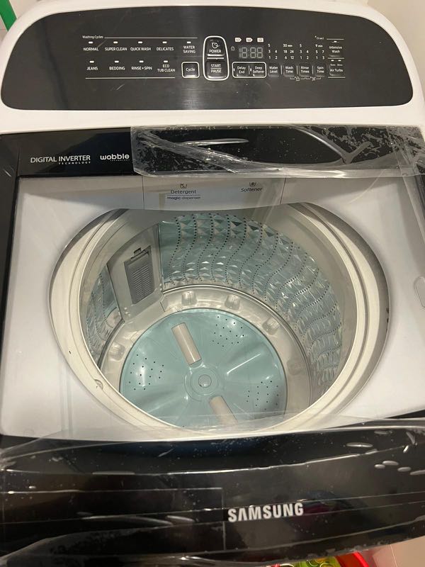 (Negotiable) excellent condition Samsung top load washing machine