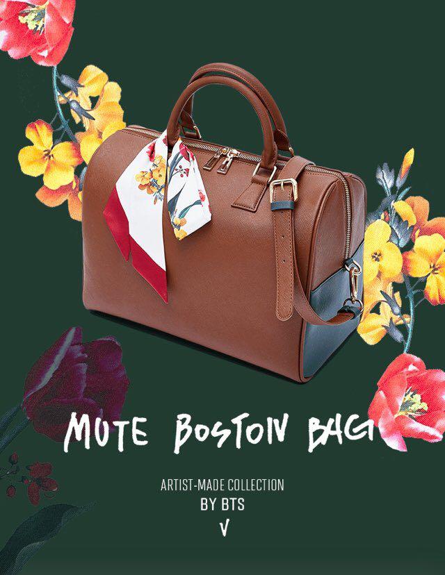 [V] MUTE BOSTON BAG BTS 正規品 付属品完備 未開封
