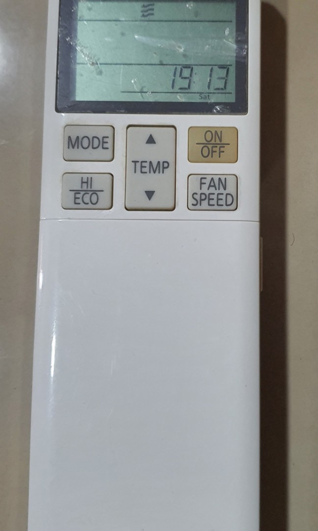 1pc Mitsubishi Heavy Industries Aircon Remote Controls, TV & Home