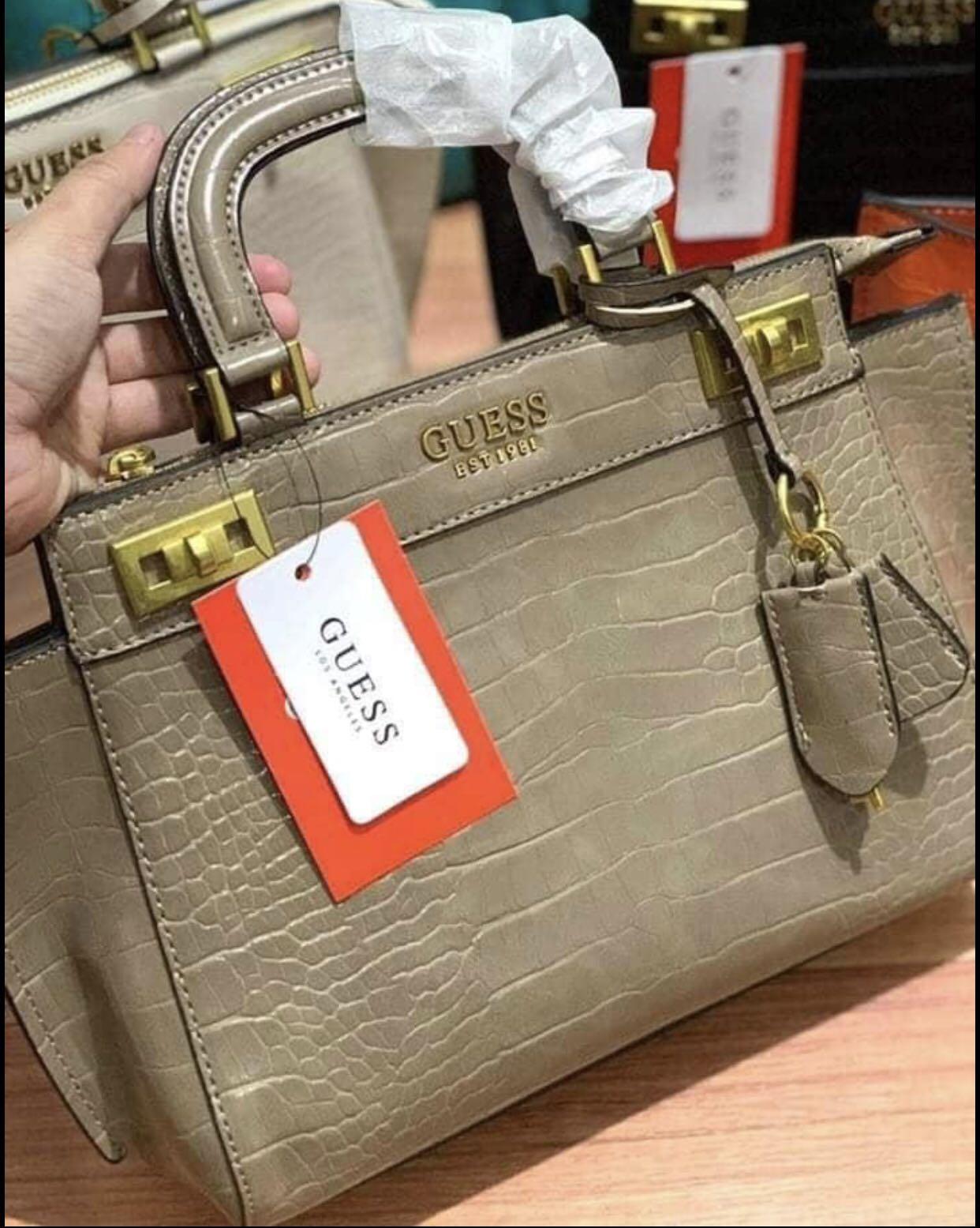 GUESS KATEY LUXURY SATCHEL BAG, UNBOXING + REVIEW