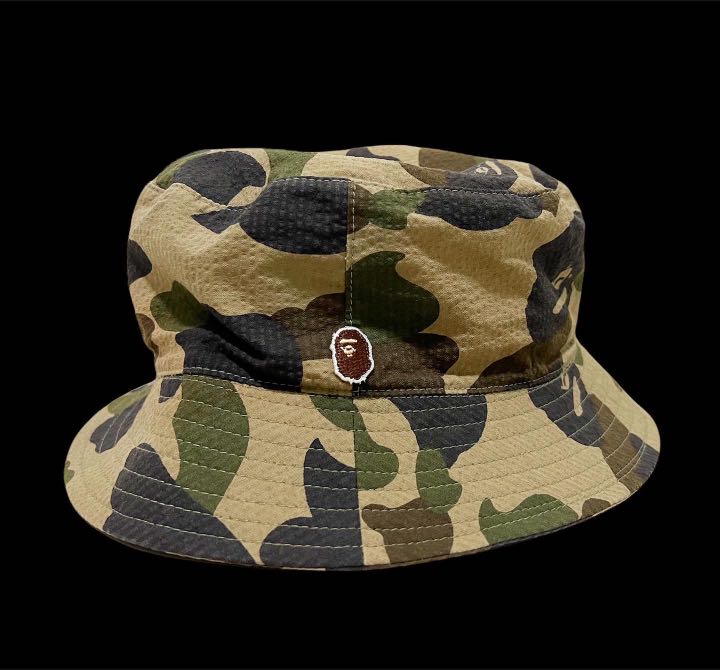 Bape bucket hat camo hot sale