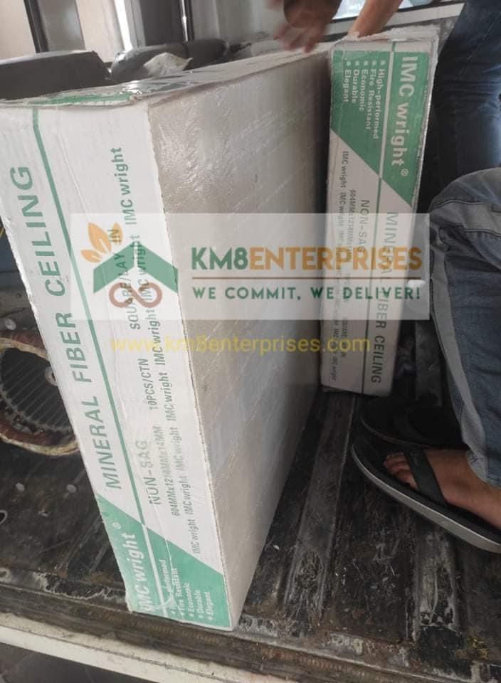 ACOUSTIC CEILING PANEL (Category: Construction & Building Materials) located in Marikina City. Submitted by christine_km8enterprises (Listing ID 1144628129, Image 3). Description: CEILING PANEL *ACOUSTIC CEILING BOARD/PANEL * PVC LAMINATED GYPSUM BOARD 👉🏻BIG DISCOUNTS for bulk orders👈🏻 Smart / Viber / Telegram: 09682902240 Globe: 09955373239 Christinekm8enterprises@gmail.com Fb: Christine/ km8 Enterprises Sizes: 2ft x 2ft & 2ft x 4ft Also ava