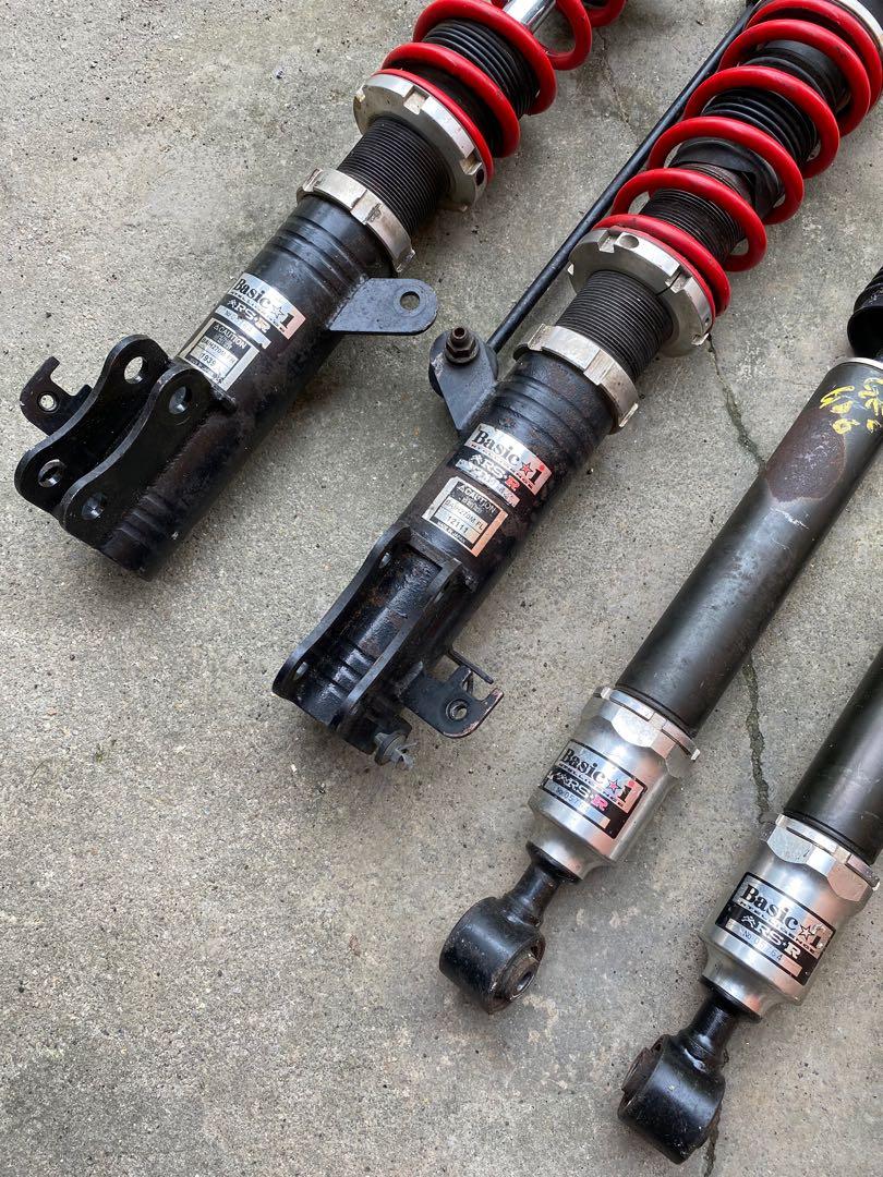 adjustable absorber rsr basic hilobodyshift honda jazz GE/GP/GK, Auto