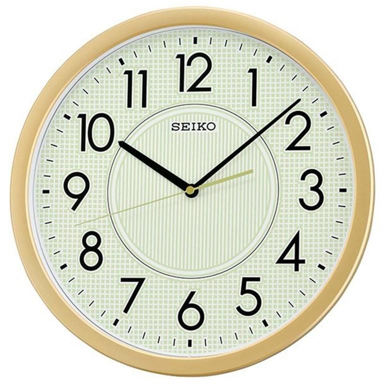 Agent] QXA629G Seiko Wall Clock Gold Luminous Front QXA629 629G QXA-629,  Furniture & Home Living, Home Decor, Clocks on Carousell