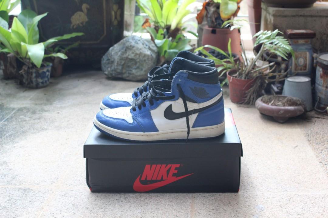 Air jordan 1 game royal on feet top