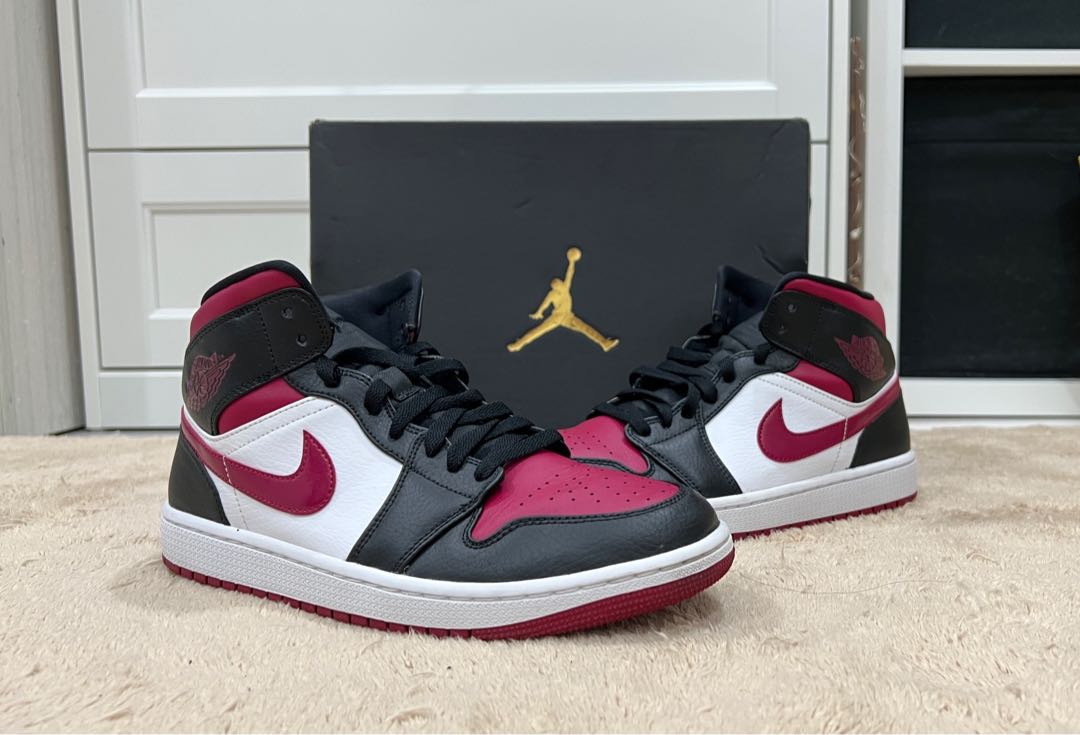 jordan mid noble red