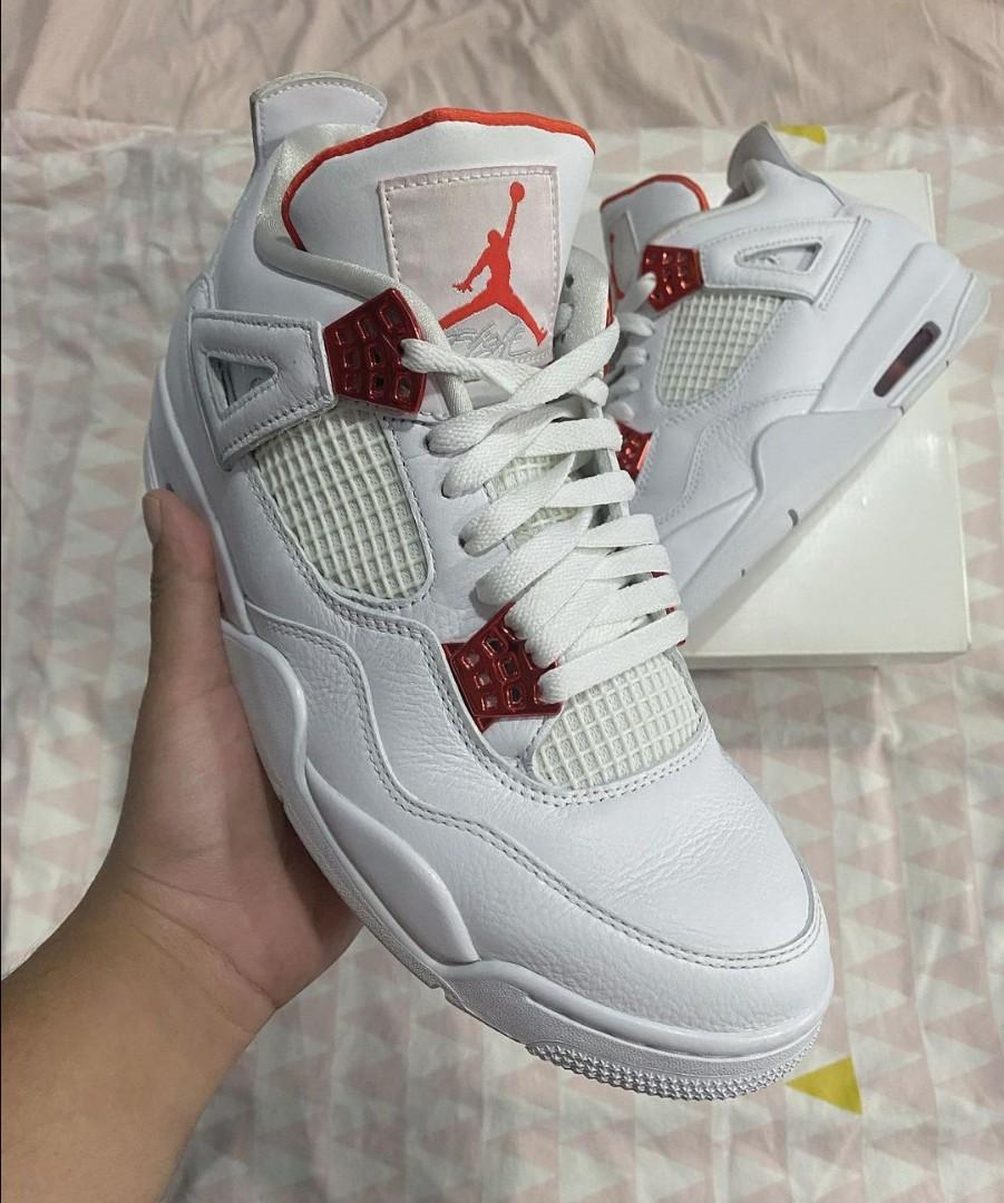 jordan 4s metallic orange
