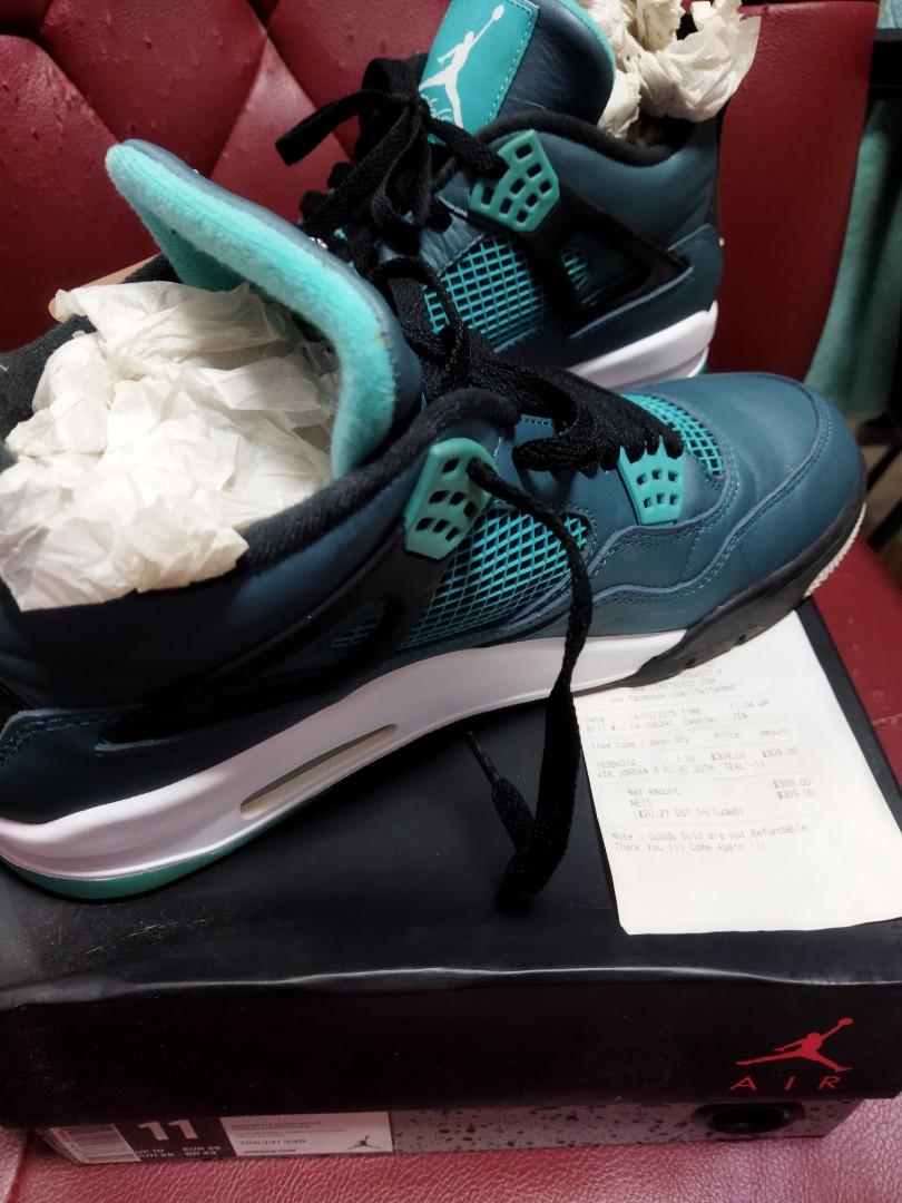 AJ 4 teal