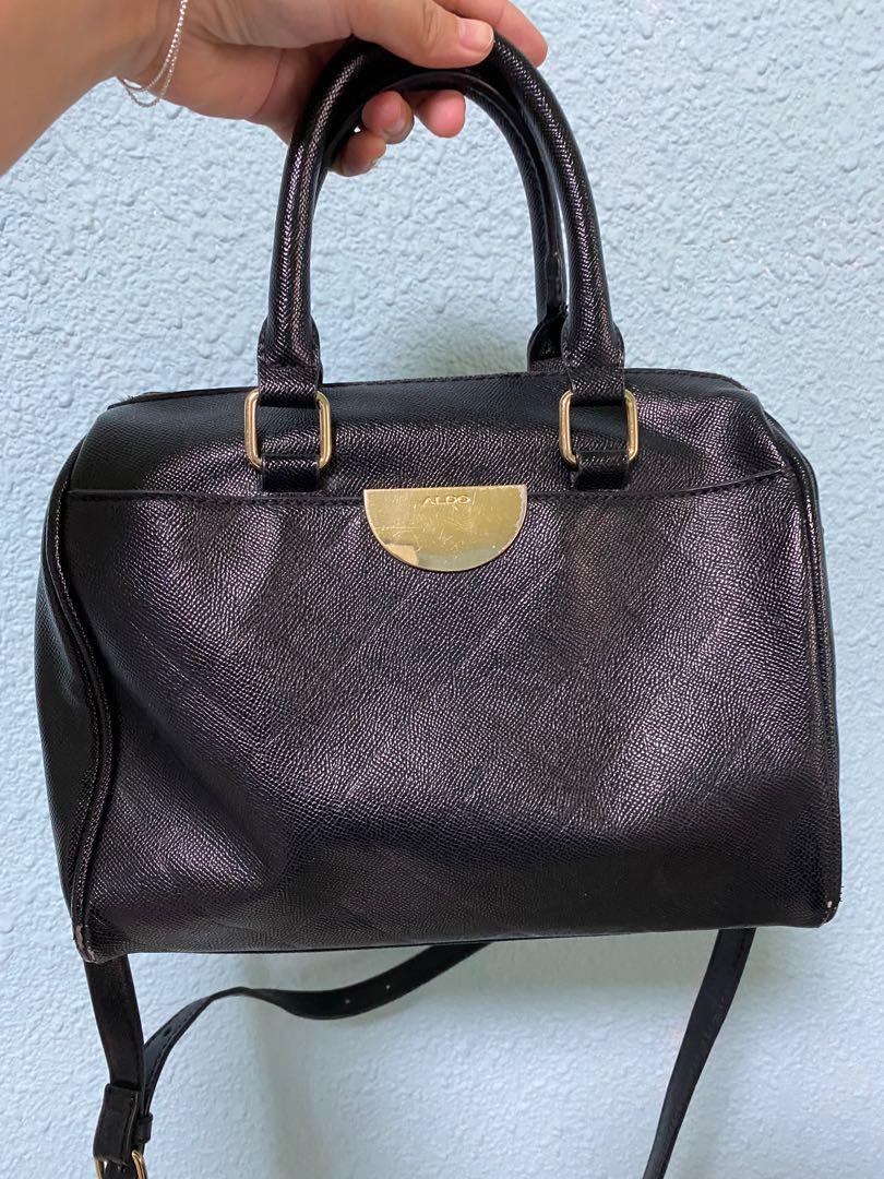 ALDO black work crossbody handbag