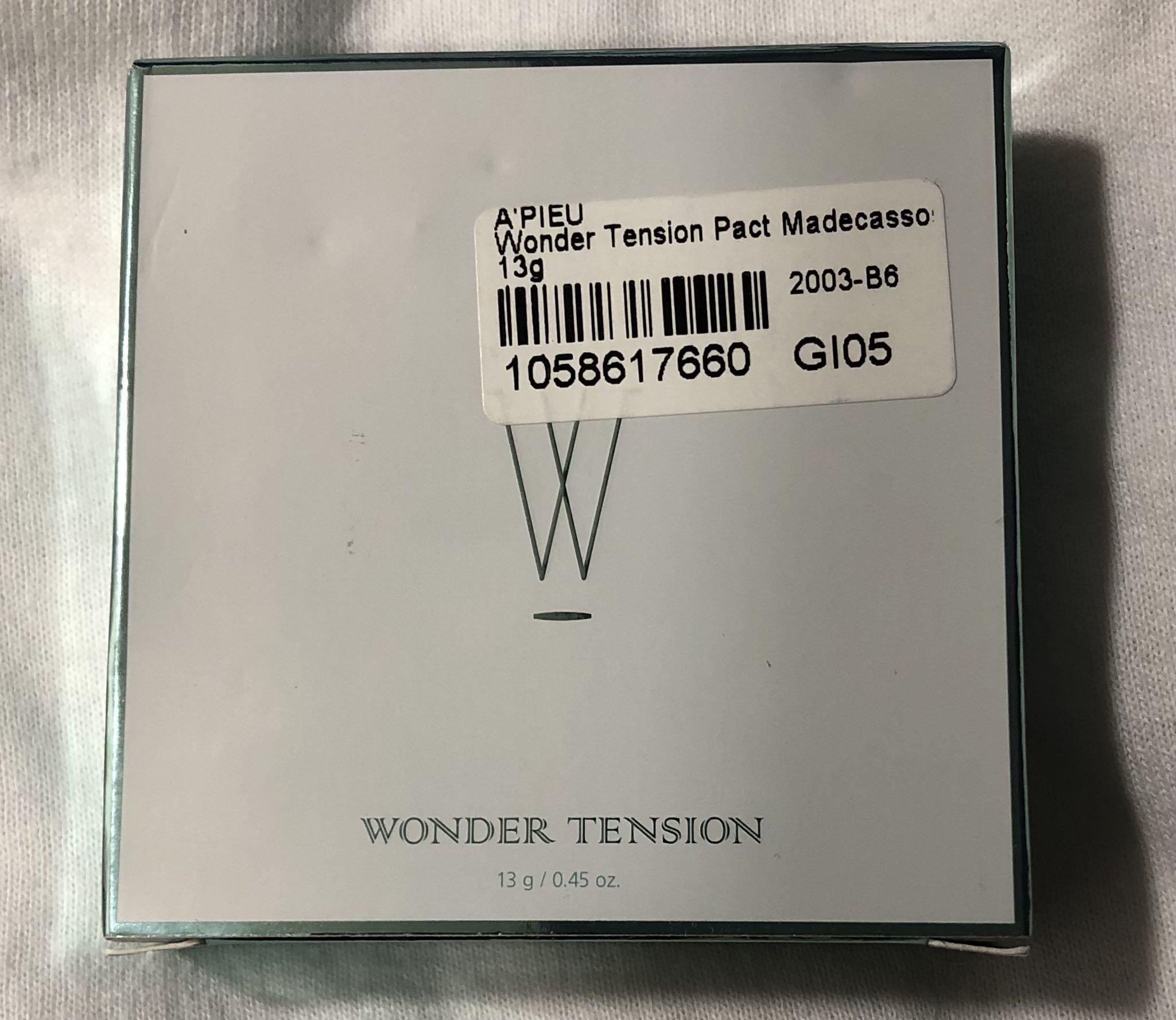 A'PIEU Wonder Tension Pact Madecassoside No.23, 美容＆化妝品, 健康