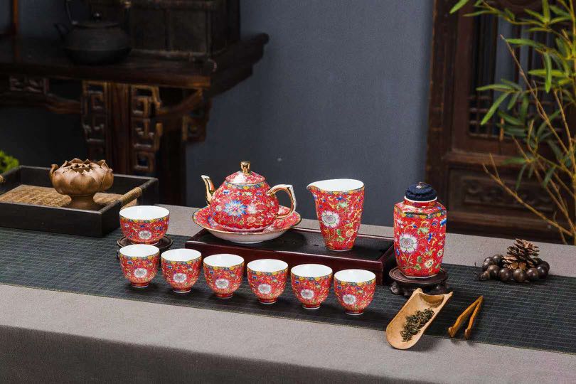 Authentic Chinese tea set, Furniture & Home Living, Kitchenware