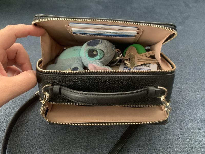 AUTHENTIC KateSpade KS essential doublezip crossbody bag black, Women