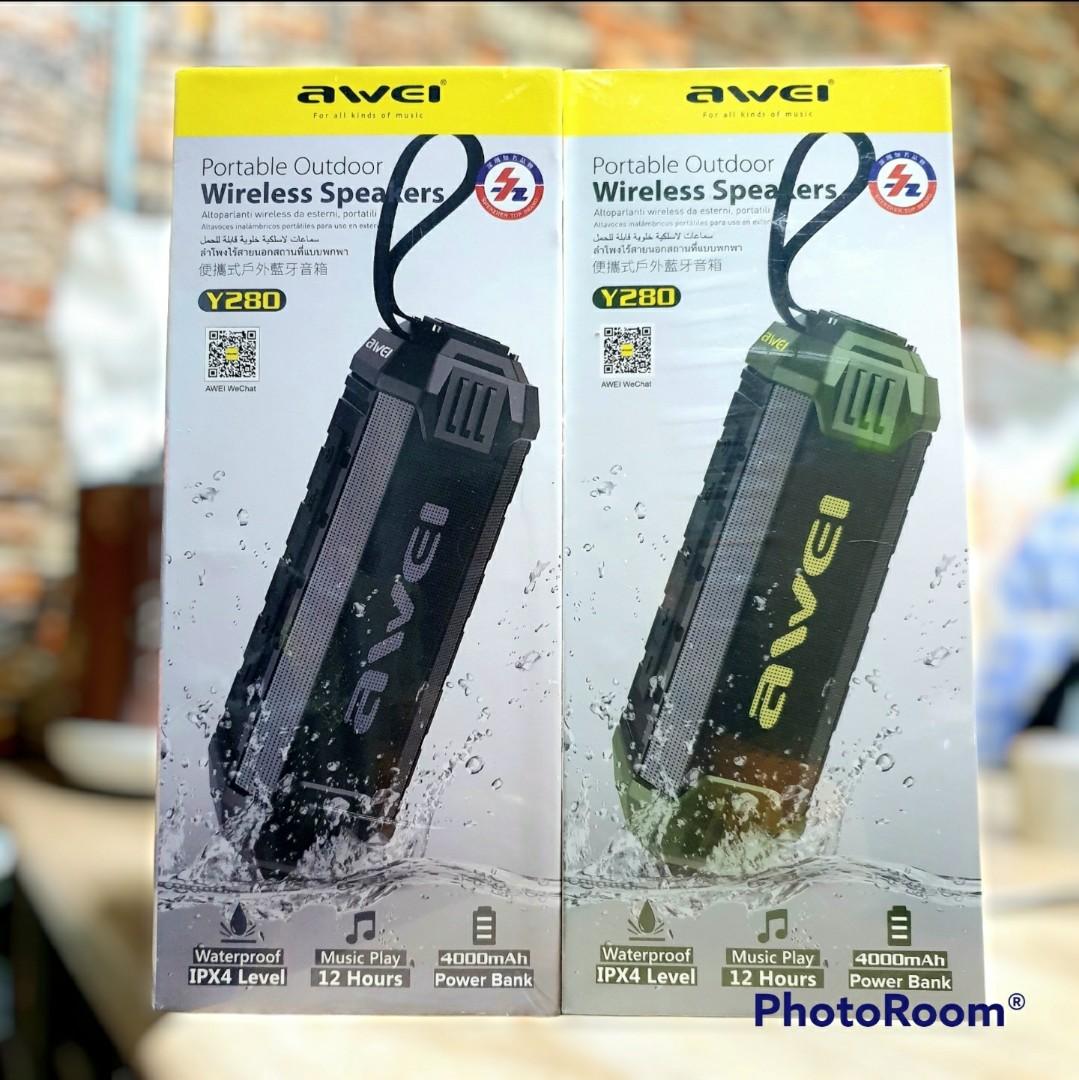 Awei y280 Wireless Speaker (Category: Soundbars, Speakers & Amplifiers) located in Manila. Submitted by chelshoptiqueph (Listing ID 1144455572, Image 1). Description: Available Limited stocks Awei Y280 Wireless Speaker. Brandnew and Sealed Original 100% Can do Cash On Delivery. 0966-729-3885 Price increase.