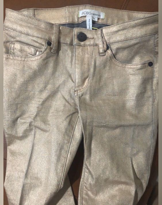 BCBG rose gold pants, Fesyen Wanita 