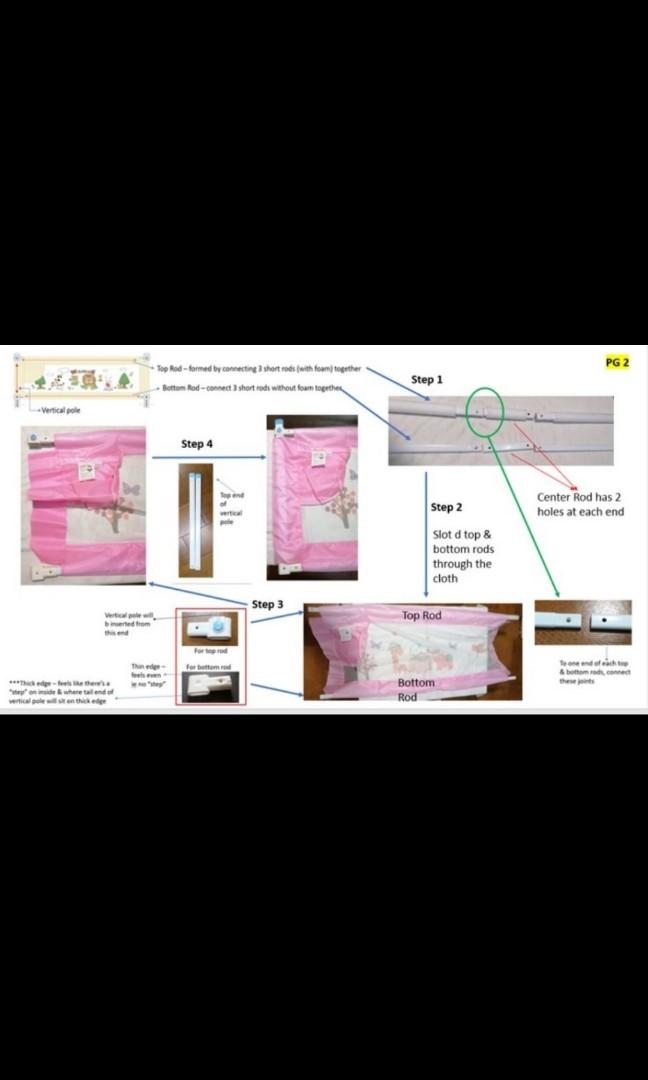 Bed guard (Queen size bed), Babies & Kids, Baby Nursery & Kids Furniture, Bed Guards on Carousell
