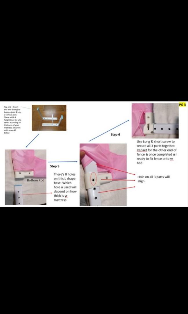 Bed guard (Queen size bed), Babies & Kids, Baby Nursery & Kids Furniture, Bed Guards on Carousell