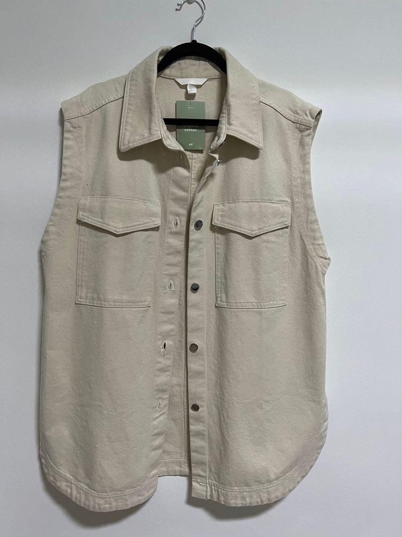 H&m denim cheap vest women