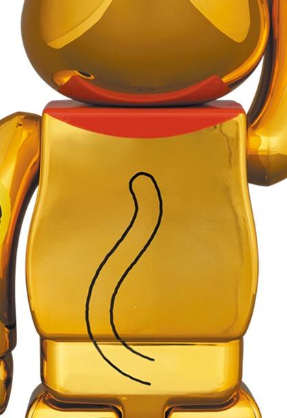 BE@RBRICK 招き猫金運金メッキ参400％, 興趣及遊戲, 玩具& 遊戲類