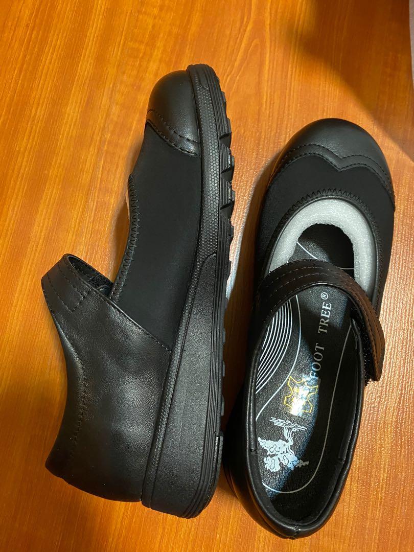 black nursing sneakers