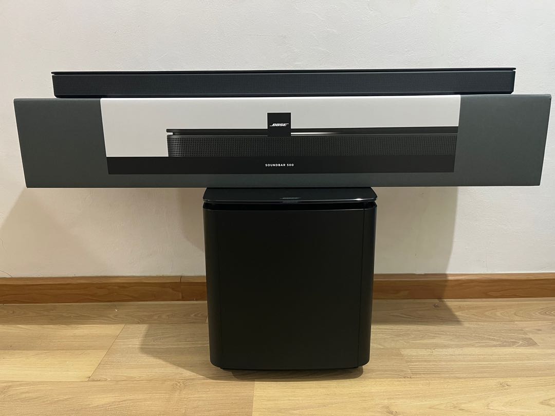 Bose Soundbar 500. Acoustimass subwoofer 300 Audio Soundbars