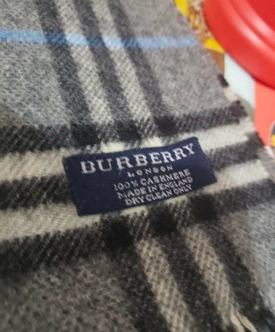 Burberry Scarf Cashmere, Luxury, Accessories on Carousell